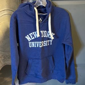 New York University NYU Navy Blue Womens Hoodie